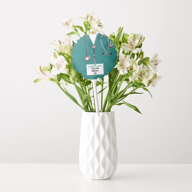 Nurse Graduation Balloon (Vase)