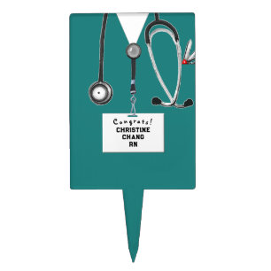 Nurse Graduation Cake Topper
