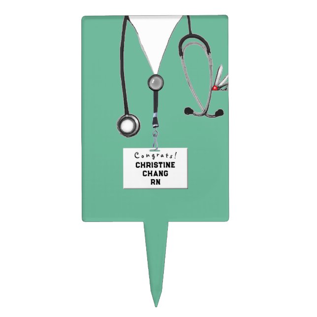 Nurse Graduation Cake Topper (Front)