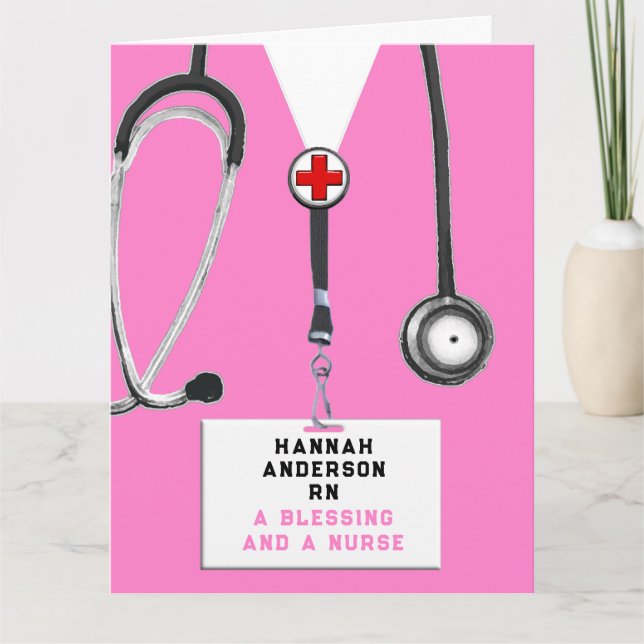 Nurse Graduation  Card (Front)
