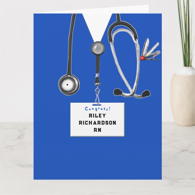 Nurse Graduation Card (Front)
