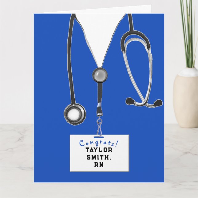 Nurse Graduation Card (Front)