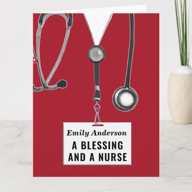 Nurse Graduation Card (Front)