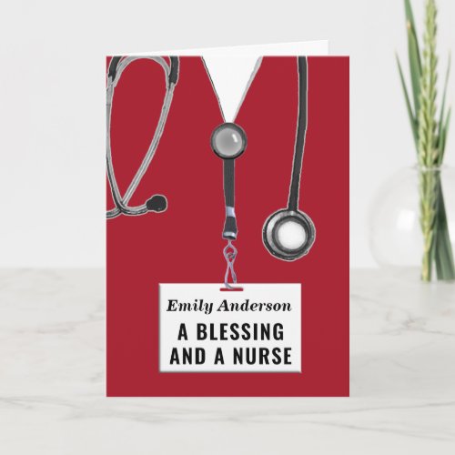 Nurse Graduation Card