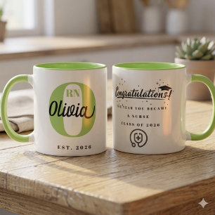 Nurse Graduation Celebration Mug Gift