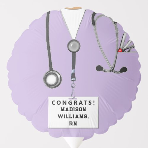 Nurse Graduation Congrats Balloon