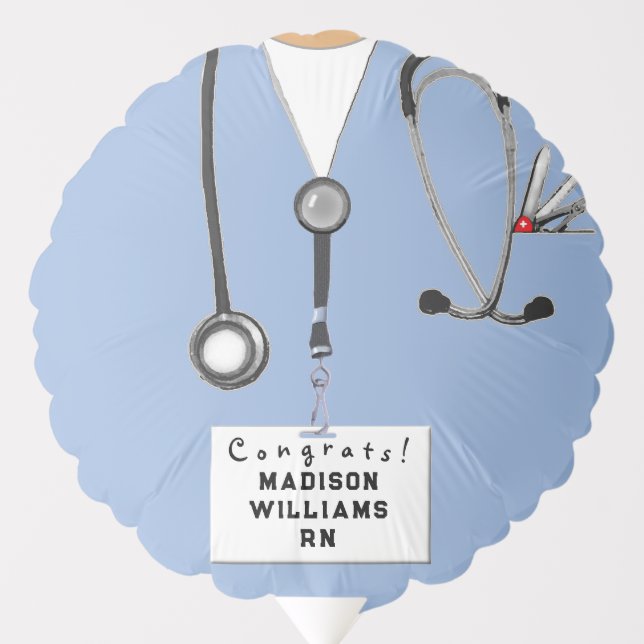 Nurse Graduation Congrats Balloon (Front)