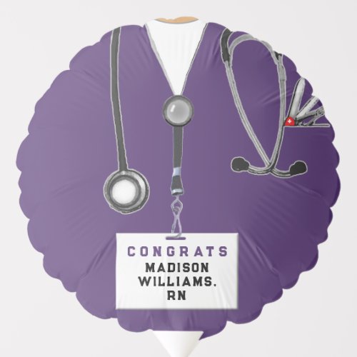 Nurse Graduation Congrats Balloon