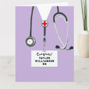 Nurse Graduation Congrats Card
