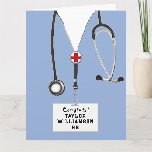 Nurse Graduation Congrats Card