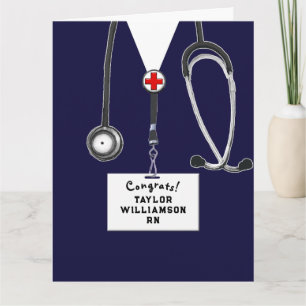 Nurse Graduation Congrats Card