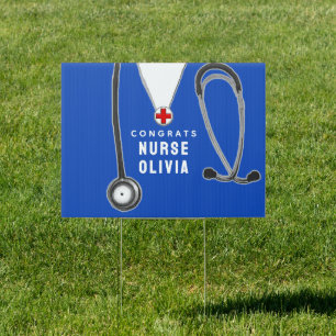 Nurse Graduation Congrats Sign