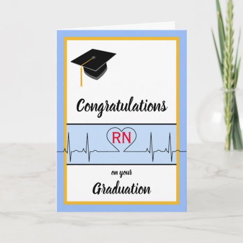 Nurse graduation congratulations card