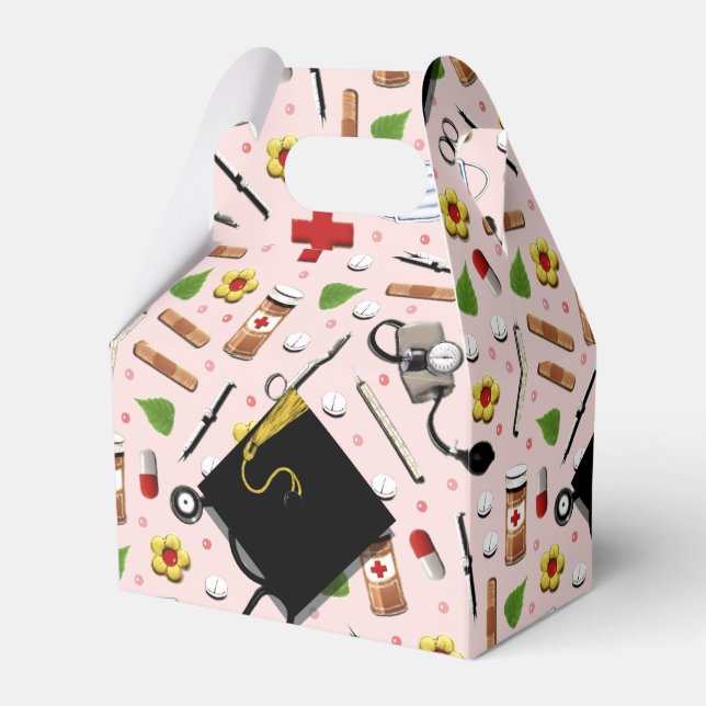 Nurse Graduation Favor Box (Front Side)