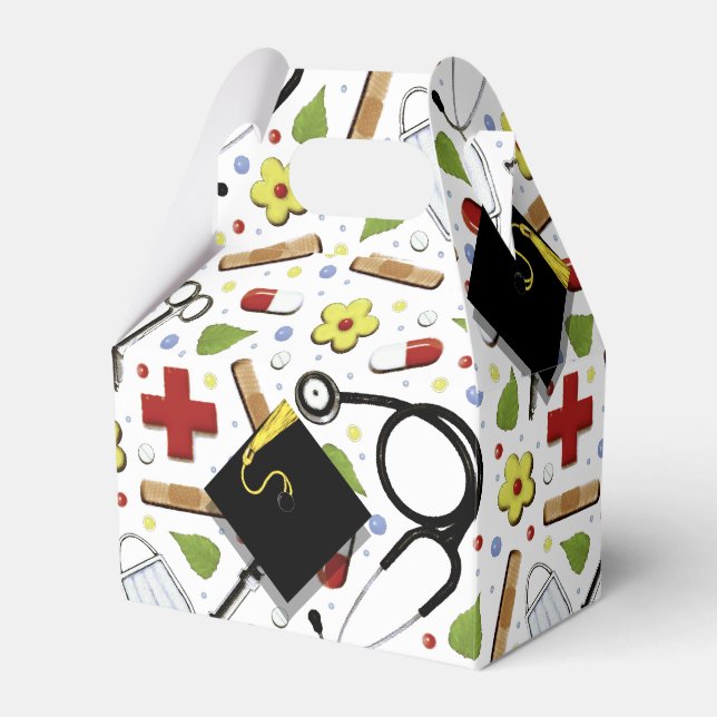 Nurse Graduation Favor Boxes (Front Side)