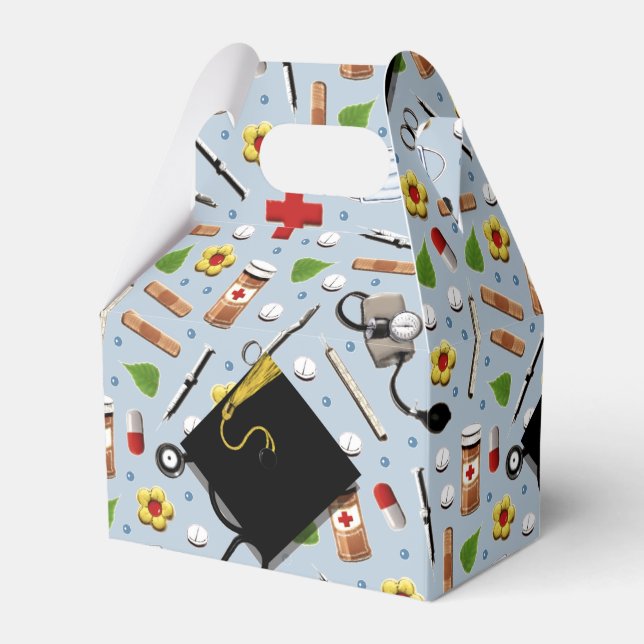Nurse Graduation Favor Boxes (Front Side)