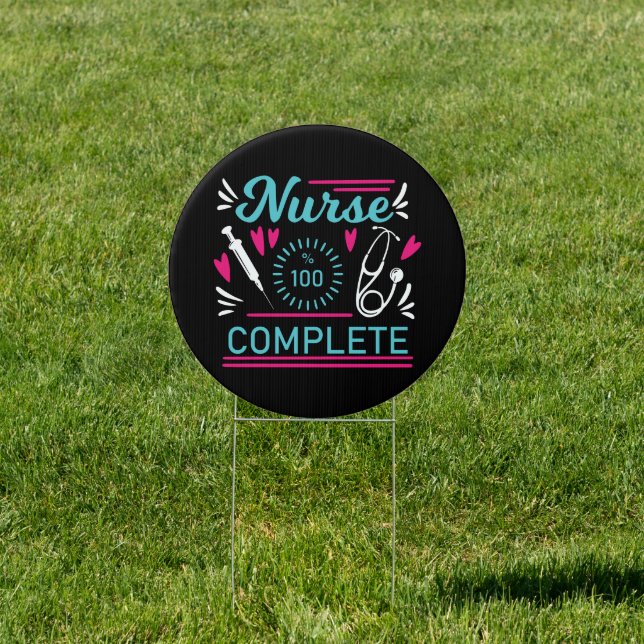 Nurse Graduation Funny Medical School Sign (Insitu)
