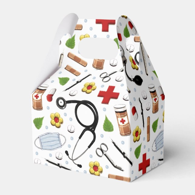 Nurse Graduation Gifts Favor Boxes (Front Side)