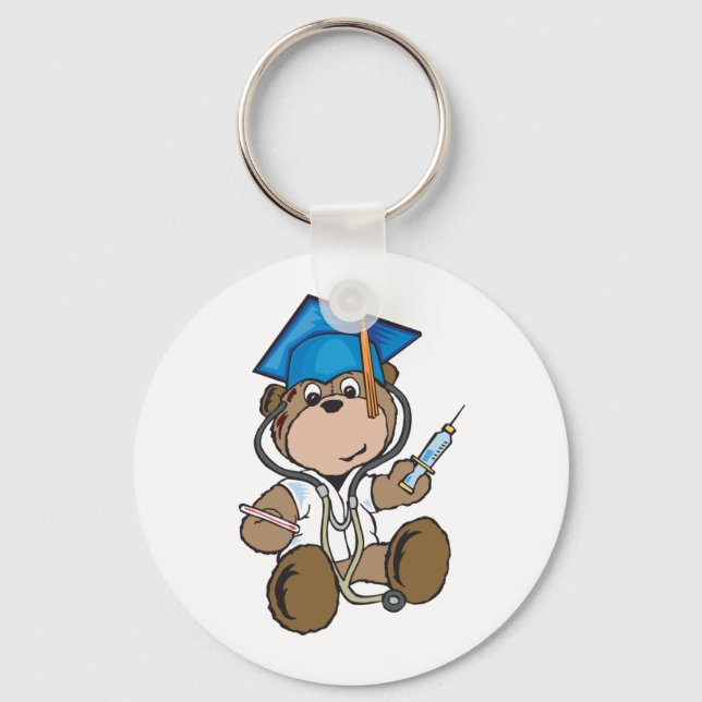 Nurse Graduation Gifts & Medical School Grads Keychain (Front)