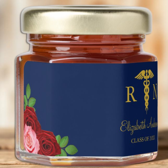 Nurse Graduation Honey Jar Favors (Creator Uploaded)