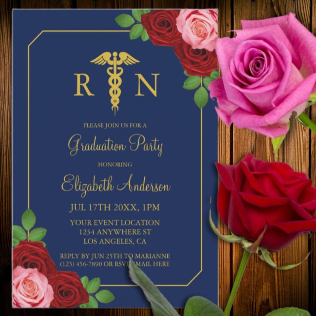 Nurse Graduation Invitation (Creator Uploaded)