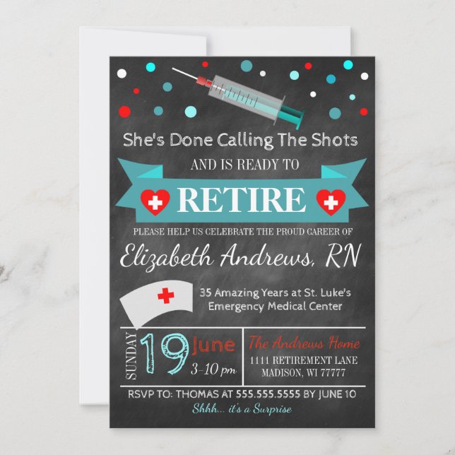 Nurse Graduation Invitation (Front)