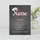 Nurse graduation invitation party pinning ceremony (Standing Front)