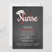 Nurse graduation invitation party pinning ceremony (Front)