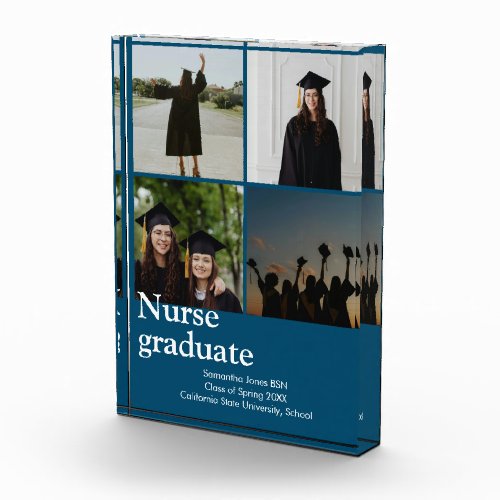 nurse graduation keepsake photo block