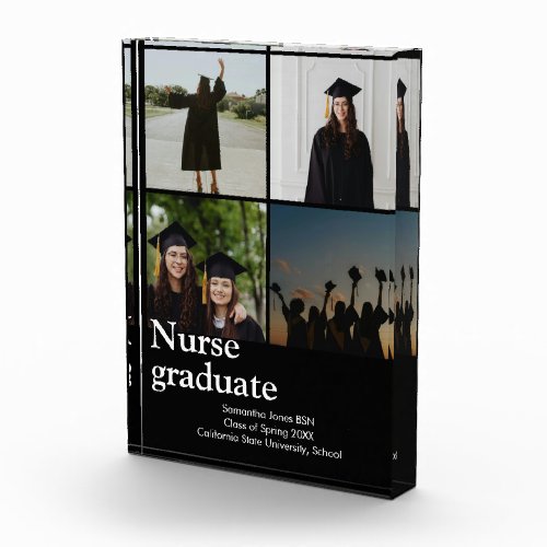 nurse graduation keepsake photo block