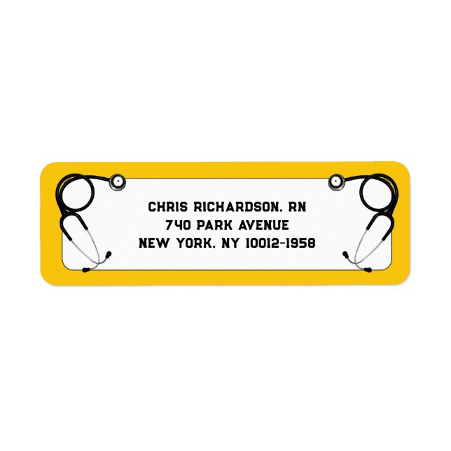 Nurse Graduation Label (Front)