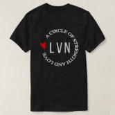 LVN nurse collage custom name T-Shirt