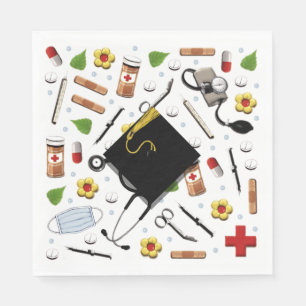 Nurse Graduation Napkins
