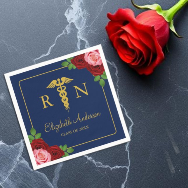 Nurse Graduation Napkins (Creator Uploaded)