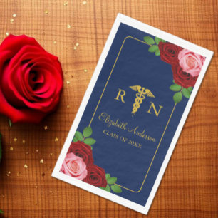 Nurse Graduation Paper Guest Towels