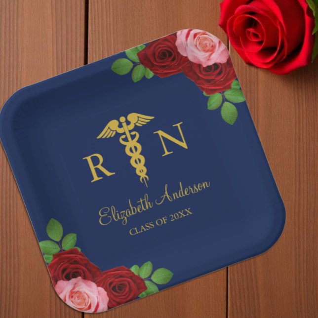 Nurse Graduation Paper Plates (Creator Uploaded)