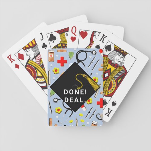 Nurse Graduation Party Games Poker Cards