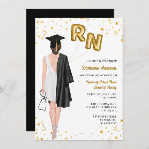 Nurse Graduation Party Invitation