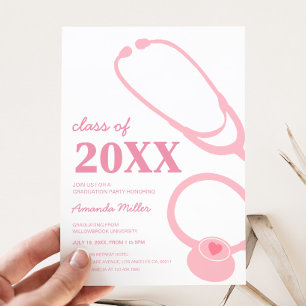 Nurse Graduation Party Invitation