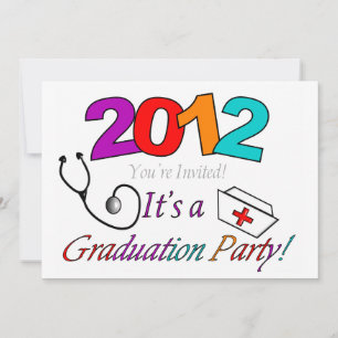 Nurse Graduation Party Invitations 2012