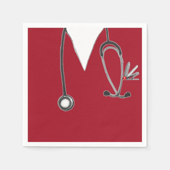 Nurse Graduation Party Napkins (Front)