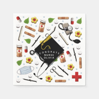 Nurse Graduation Party napkins