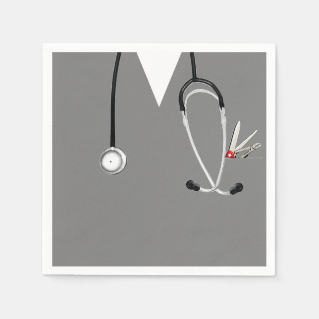 Nurse Graduation Party Napkins (Front)