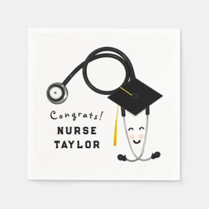 Nurse Graduation Party Napkins