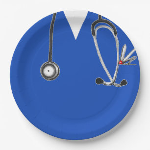 Nurse Graduation Party Paper Plate