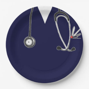 Nurse Graduation Party Paper Plates