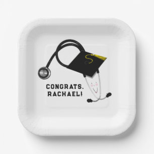 Nurse Graduation Party Paper Plates