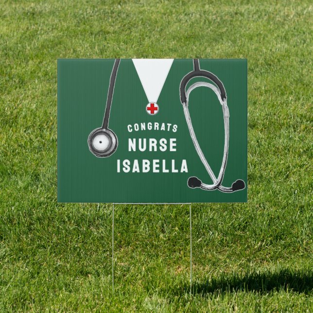 Nurse Graduation Party Sign (Insitu)