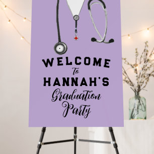 Nurse Graduation Party Welcome Sign