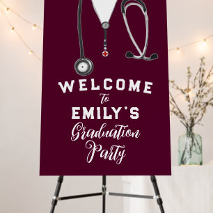 Nurse Graduation Party Welcome Sign